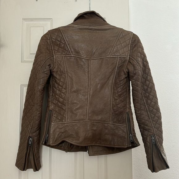 All Saints Rally Leather Jacket - Picture 2 of 9